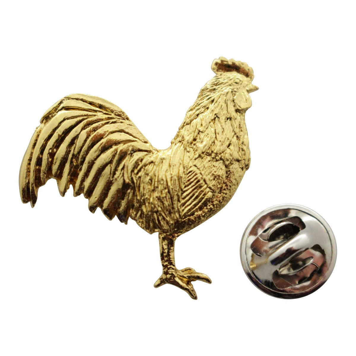 24K Gold Plated Lapel Pins ~ Hand Crafted Art - Sarah's Treats & Treasures