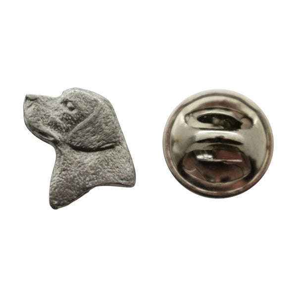 Lab or Labrador Head Mini Pin ~ Antiqued Pewter ~ Miniature Lapel Pin ...