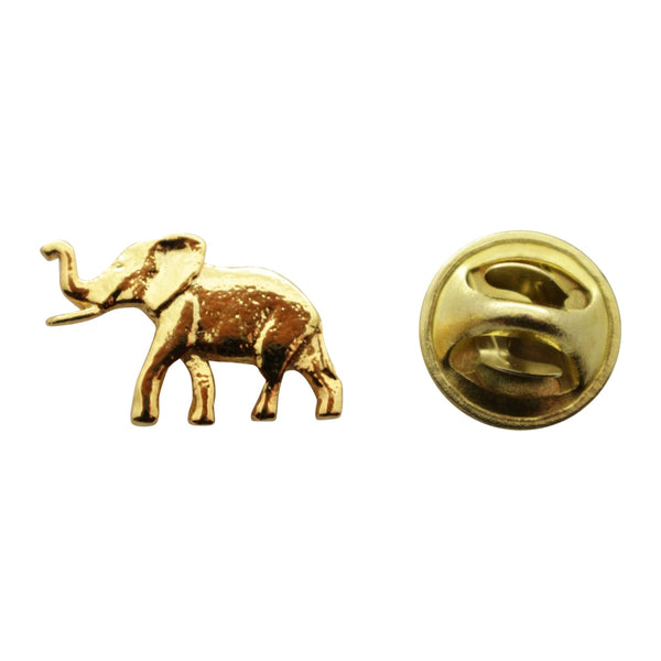 Elephant Mini Pin ~ 24K Gold ~ Miniature Lapel Pin ~ Sarah's Treats ...