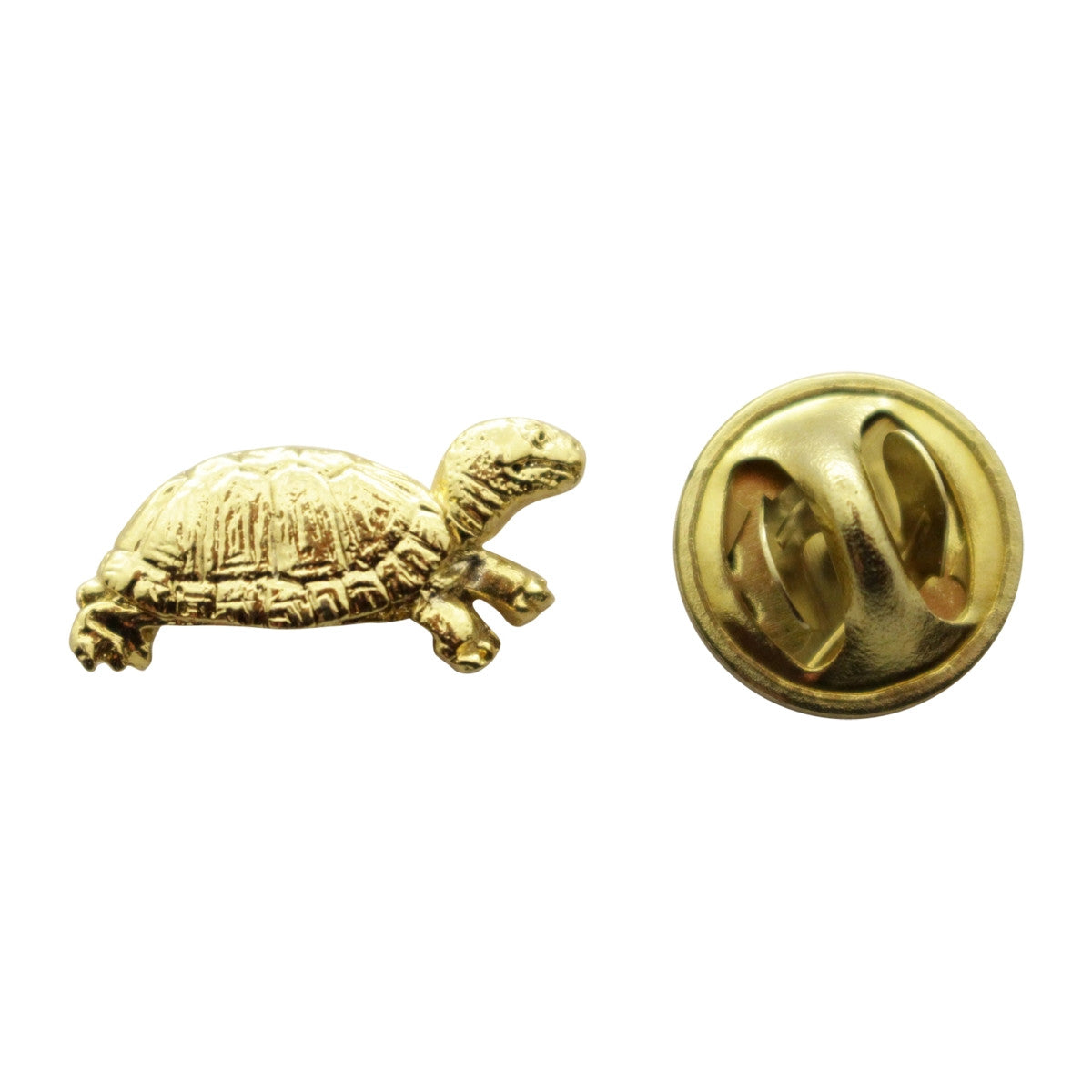 Box Turtle Mini Pin ~ 24K Gold ~ Miniature Lapel Pin ~ Sarah's Treats ...