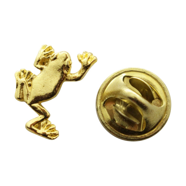 Tree Frog Mini Pin ~ 24K Gold ~ Miniature Lapel Pin ~ Sarah's Treats ...